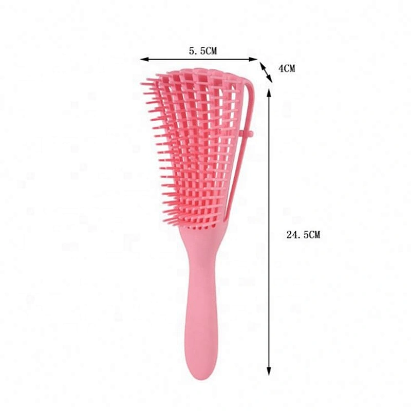 Professional Detangling Hair Brush Vent Curve Detangling Hair Brush 8 Row Detangle Hair Brush