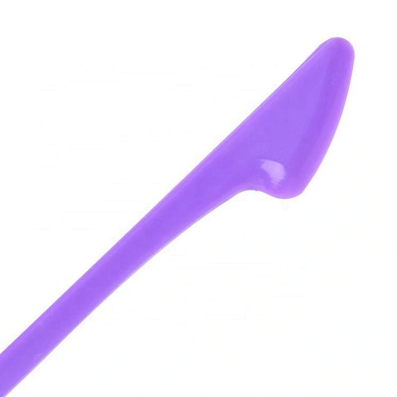 Amazon hot selling product flat eyebrow clean comb double plastic colorful edge control brush for hair