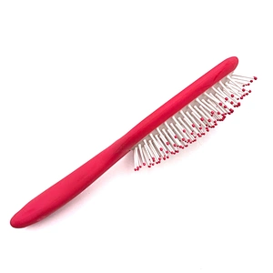 Professional Private Label Plastic Bling Electroplate Paddle Detangling Hair Brush