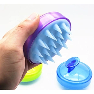 Hair Brush Manual Silicone Scalp Massager Shampoo For Growth