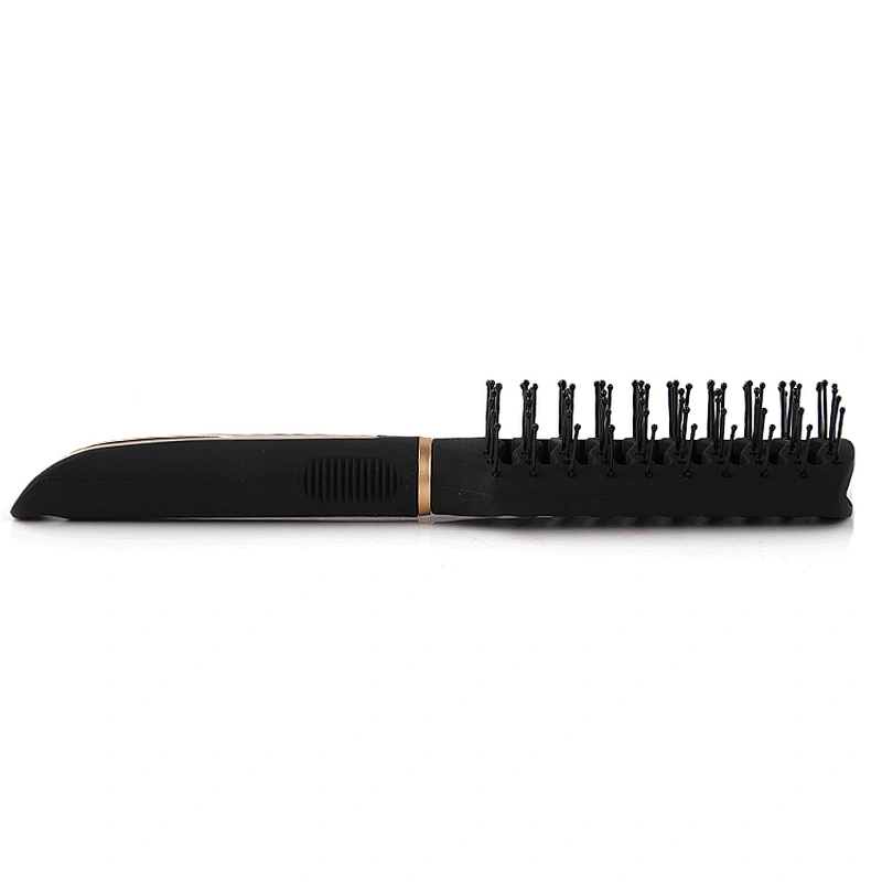 Xinlinda brand ladies fashion high quality black plastic hair brush custom logo hair brush dildo