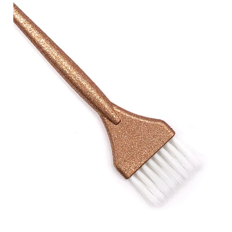 Custom hair styling tool square paddle pad marble hair dye brush