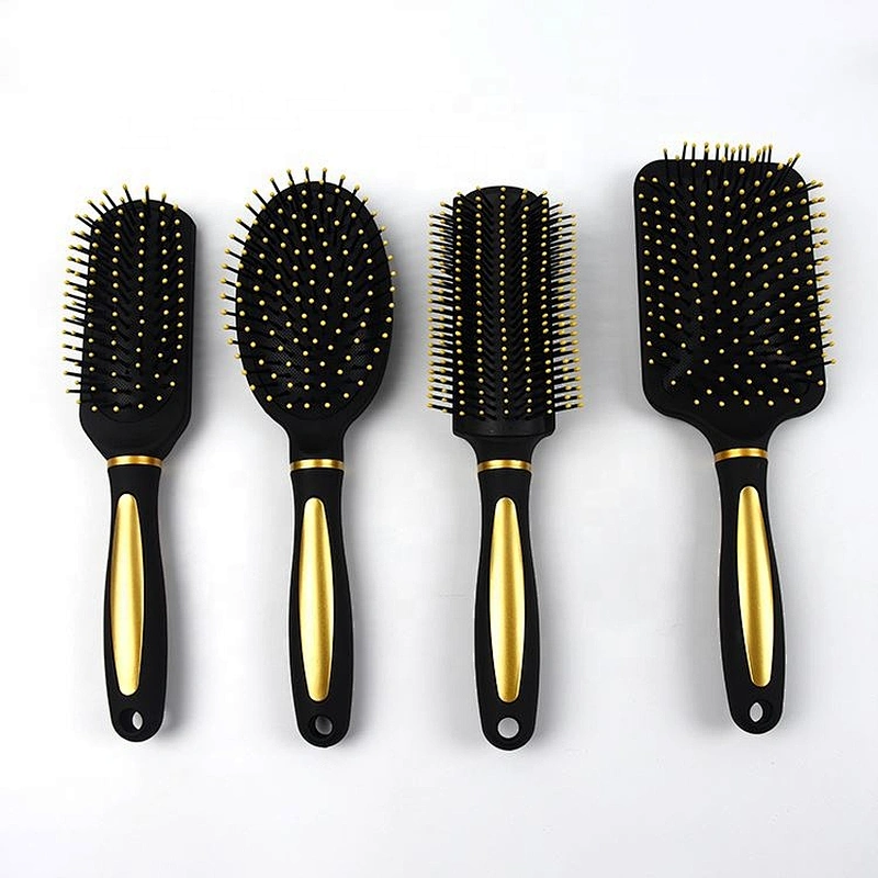 Professional 5 Piece Salon Hair Brush Gift Set factory direct selling plastic hairbrush set