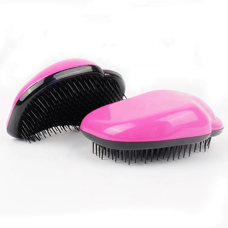 2020 Hot sale cheap durable plastic cover TPE tooth detangling hairbrush