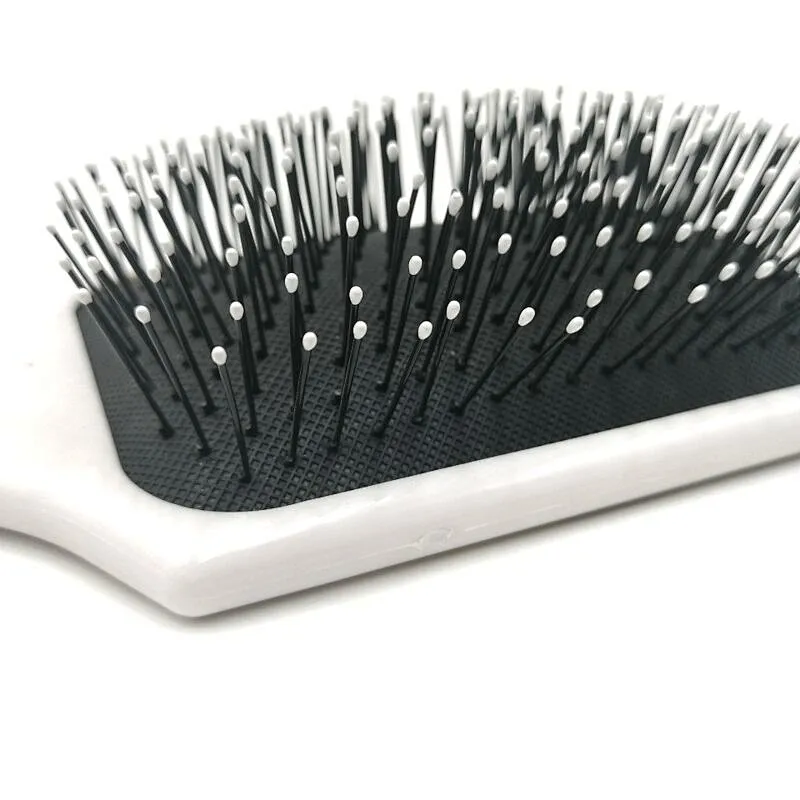 new plastic massager paddle cushion hair brush