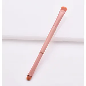 Pink 10 Pcs Cosmetic Face Makeup Brush Set Private Label With Double Head