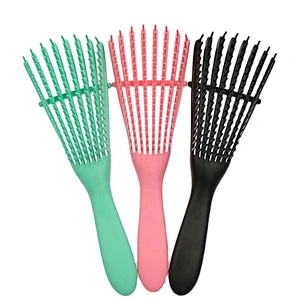 Private Logo Hot Selling Plastic Handle Styling Hair Brush Vent Detangler Brushes For Women Manufacture