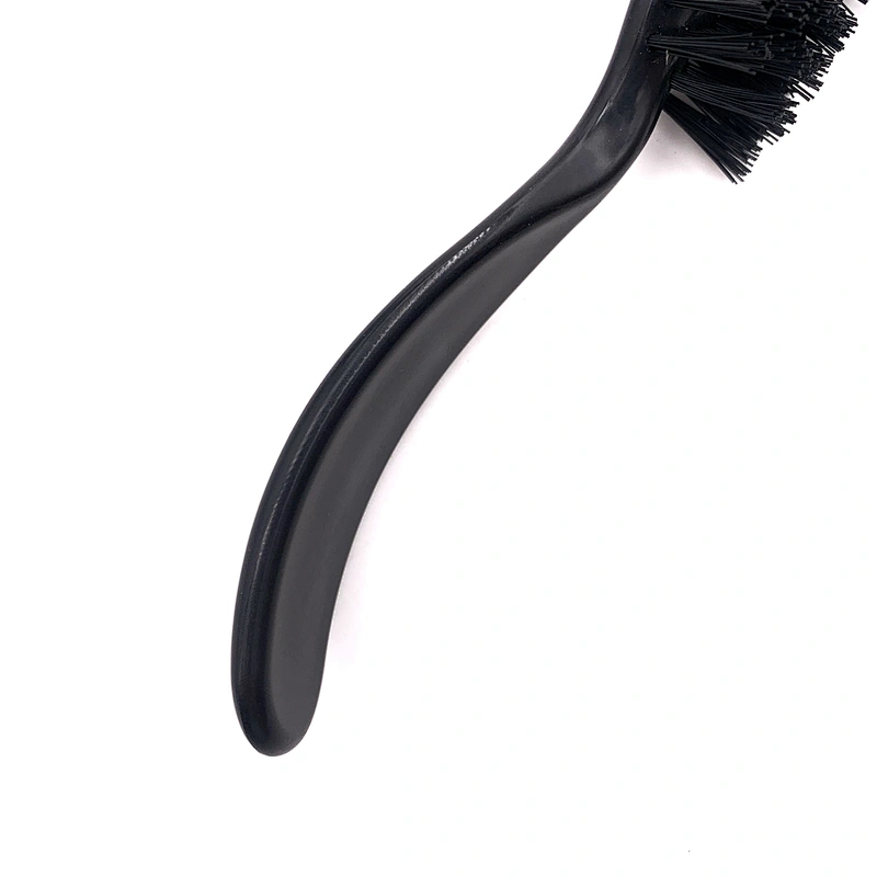 Customized High Quality Plastic Curved Comb Vent Hair Brush Detangling Hair Brush