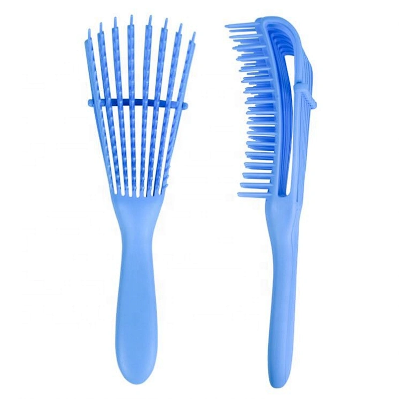 Octopus 8 rows fast air flow Hair Brush Anti-Static Scalp Massage Curve Vent detangler Hair Brush