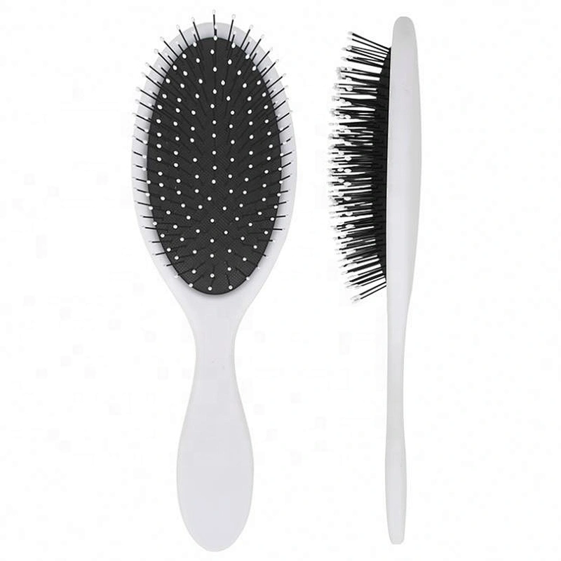 Colorful hair care brush massager soft cushion nylon bristles wet salon use hair brush