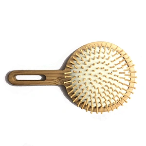 Xinlinda brand new style healthy round with handle custom wooden comb