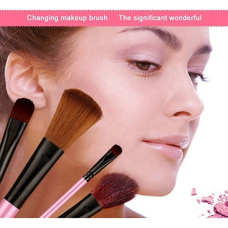 7pcs/lot Bioaqua Cosmetic Brush Set Fashion Makeup Brushes of Women Soft Synthetic Hair Eye Shadow Smudge Brush Eyeliner BLUSHER