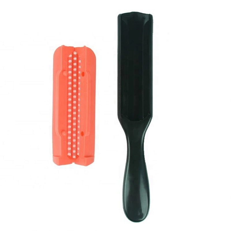 Wholesale inject shiny body small size pocket 5 rows detachable head custom denman brush
