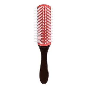 Detachable Air Cushion 9-Row Removable Straight Wide Tooth Shower Hair Comb Denman Brush