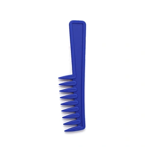Xinlinda brand Different types customized Popular blue plastic small wide tooth hair comb