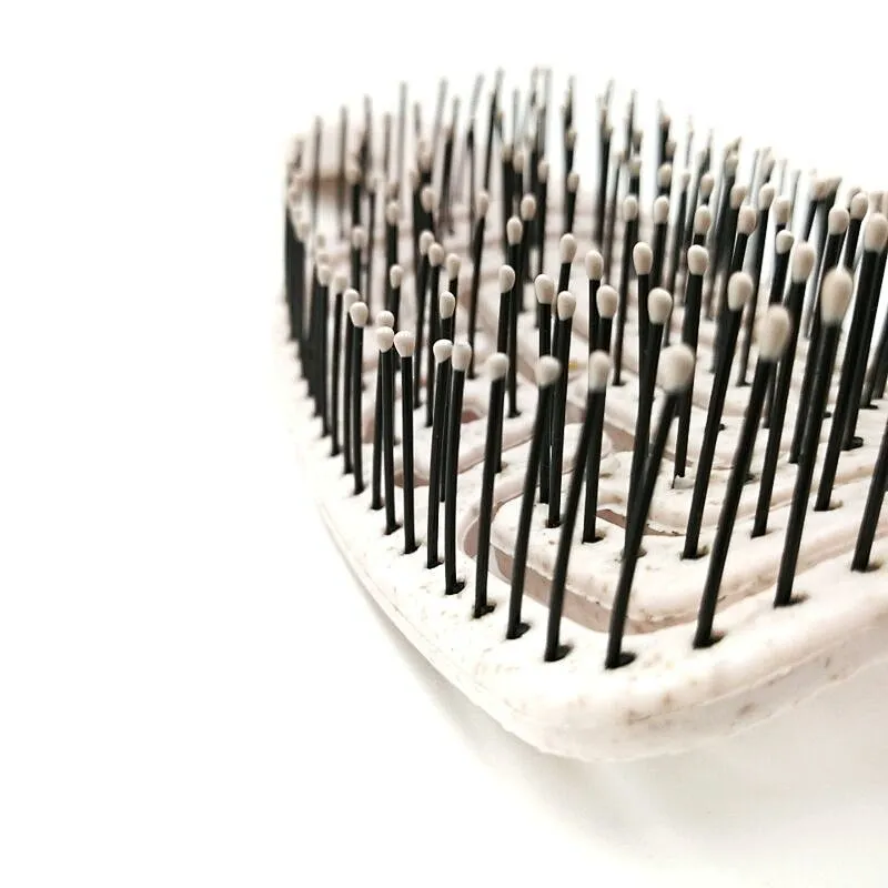 Supply Cheap Pop Detangling Eco-friendly Hair Brush Plastic Handle Hair Brush Waterproof