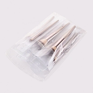 Gold Foundation Powder Blush Kabuki Make up Tools Beauty Brochas De Maquillaje Makeup Brushes Set Champagne Fan Brush Eye Shadow