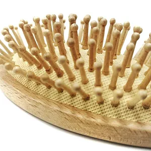 Hair Brush Wooden Bamboo Brush for Hair Hot Sale Professional Hair Soft Boar Bristle Waterproof