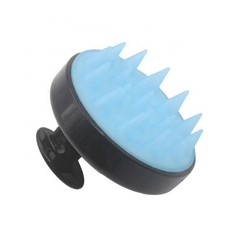 Colorful Silicone Hand held Scalp Massage Brush Hair Scalp Massager Shampoo Brush Head Scrubber Dandruff Brush