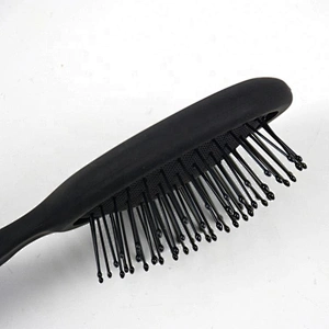 New Fashion Eco Hairbrush Black Pocket Travel Kids Nylon Pins Mini Hair Brush