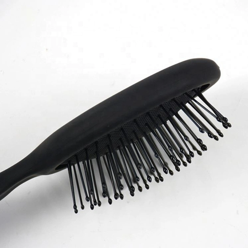 New Fashion Eco Hairbrush Black Pocket Travel Kids Nylon Pins Mini Hair Brush