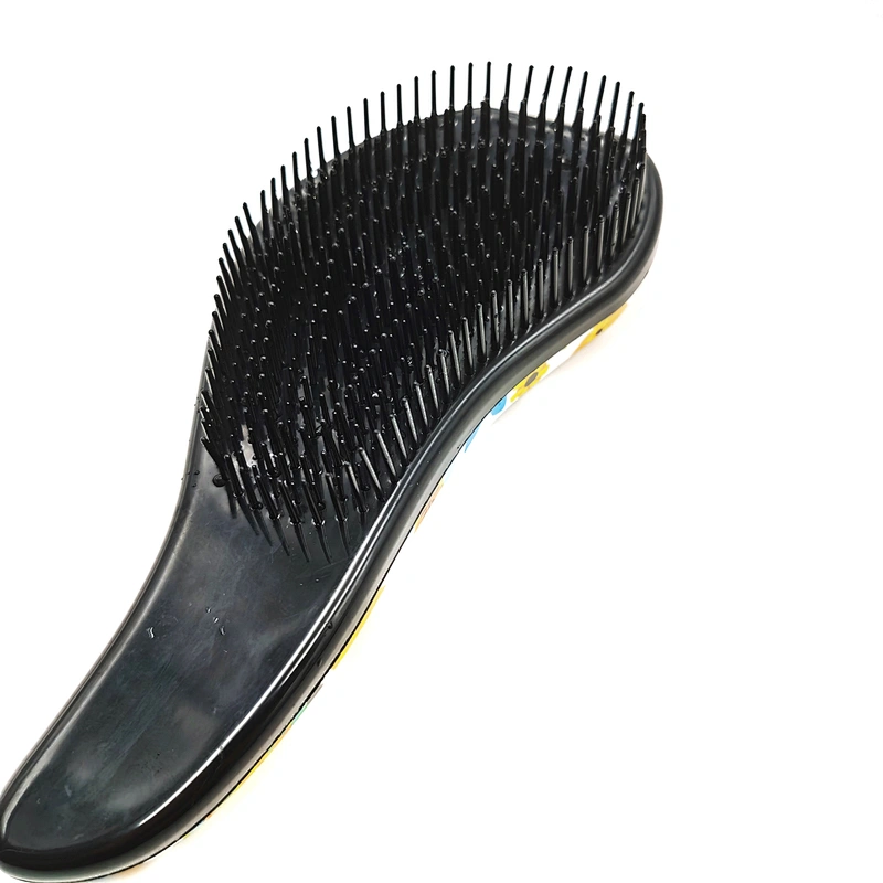 customized detangling TPE bristles hair brush