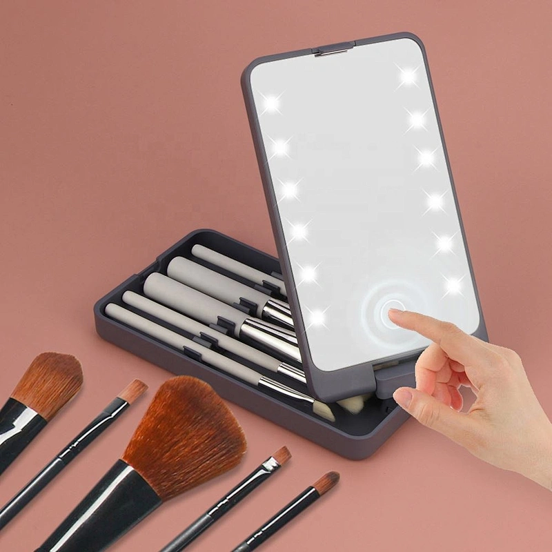 BM05 Makeup Brush Case With Mirror