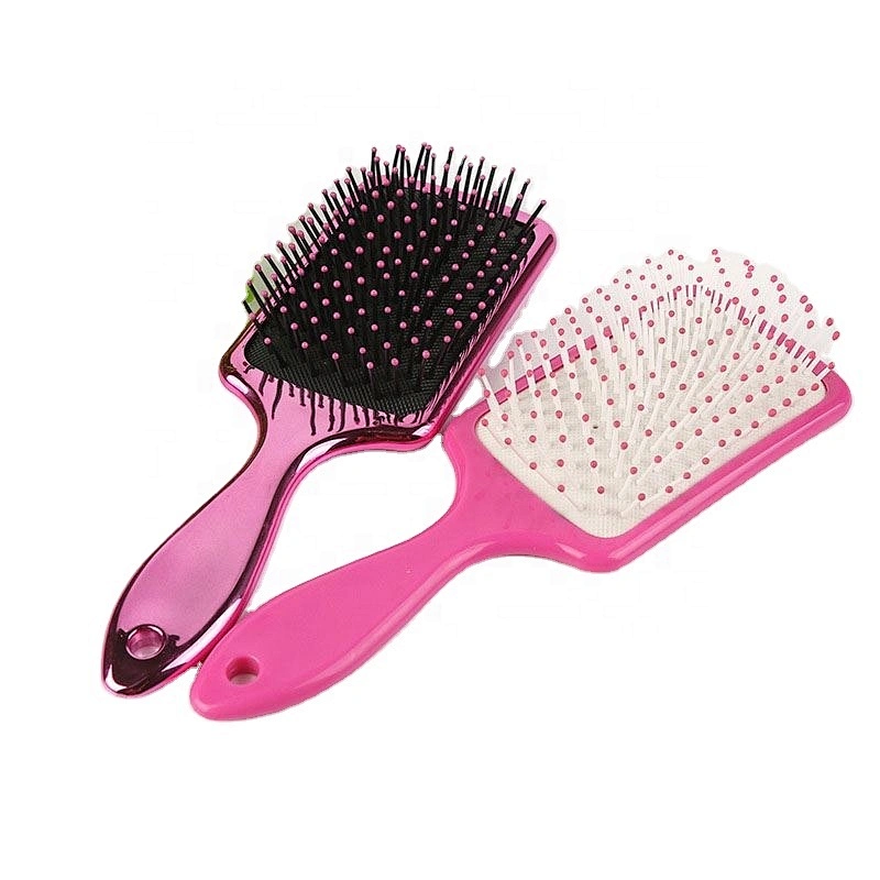 Custom Professional Plastic Detangle Airbag Paddle Hair Brush