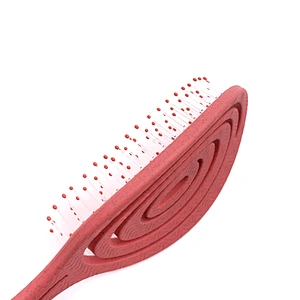 2020 New Design Anti-Static Personalized Flexible Vent Quickly Anti Static Hairdressing Curved Hair Brush
