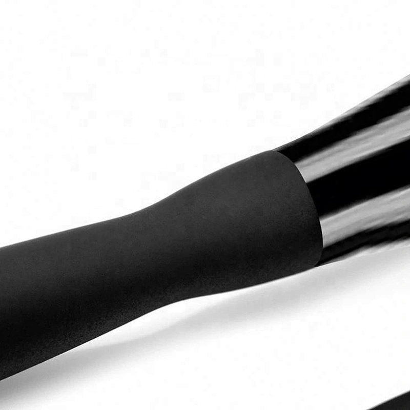SHIMIAO 9Pcs Pro Luxury Professional Private Label Black Makeup Brush Set With Belt Bag