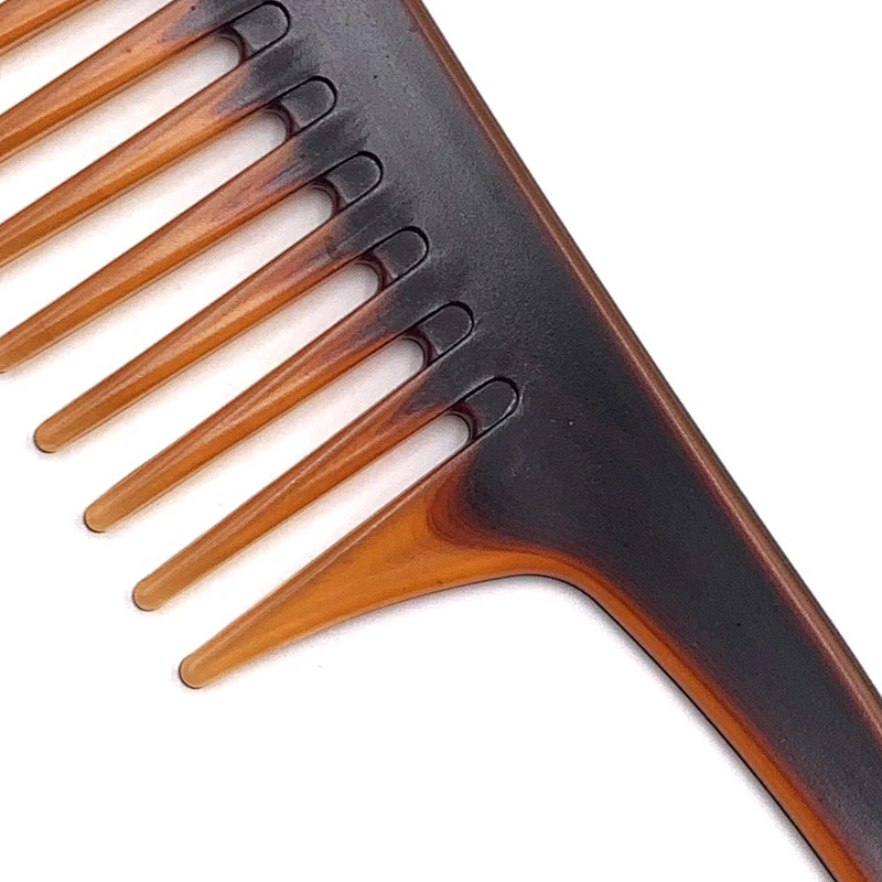customize private label wide tooth hair cutting comb for salon