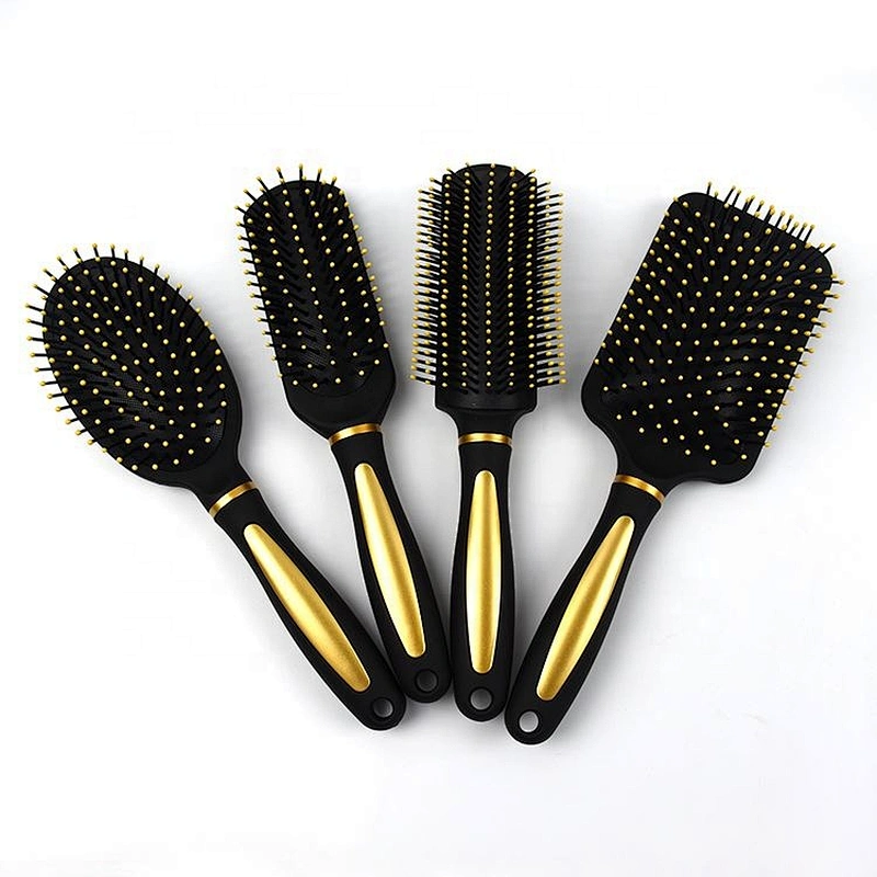 Professional 5 Piece Salon Hair Brush Gift Set factory direct selling plastic hairbrush set