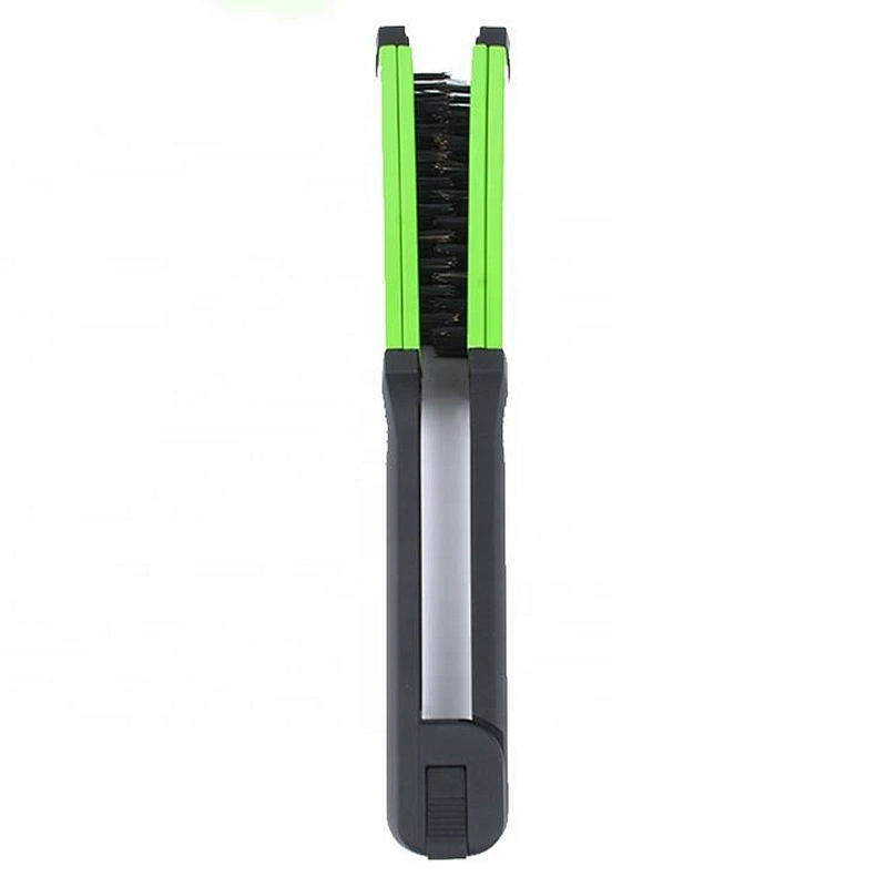 ceramic coating hair straightener brush double boar bristle nylon hair straightening brush