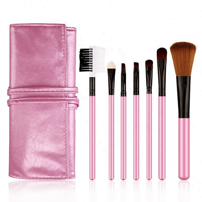 7pcs/lot Bioaqua Cosmetic Brush Set Fashion Makeup Brushes of Women Soft Synthetic Hair Eye Shadow Smudge Brush Eyeliner BLUSHER