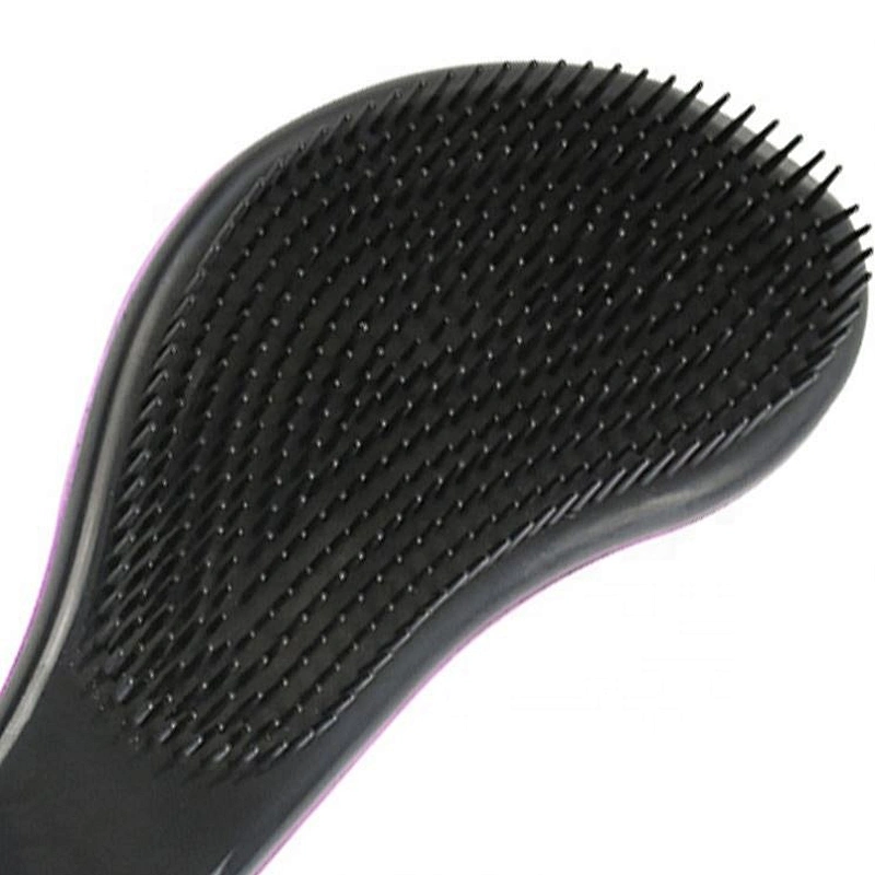 New fashion style OEM manufacturer color change shiny tangle free scalp customized detangling hair brush
