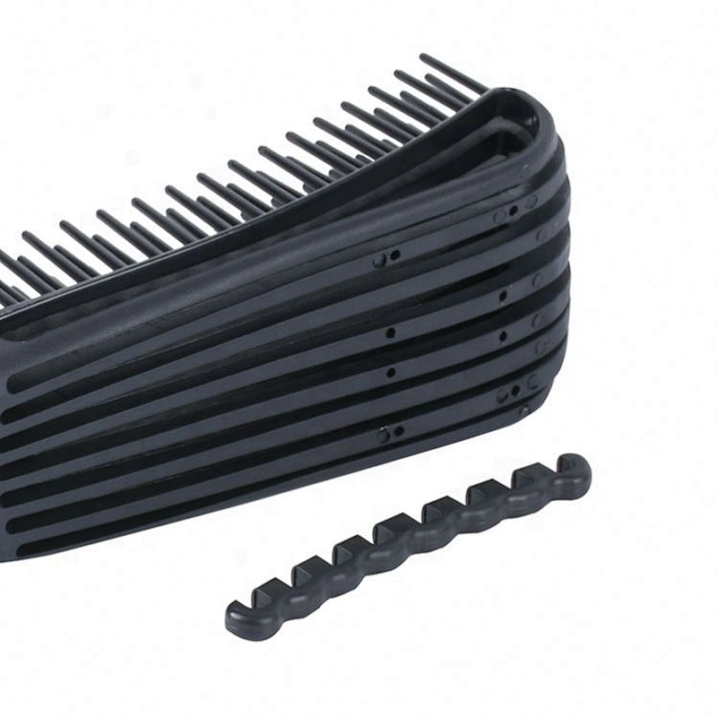 Scalp massage curve fast drying vented hairbrush detangle 8 rows flexible bristle wet detangling hair brush