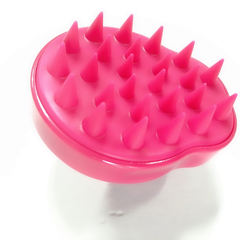 Amazon Hot Sale Hair Brush Eco-Friendly Silicone Material Scalp Massaging Shampoo