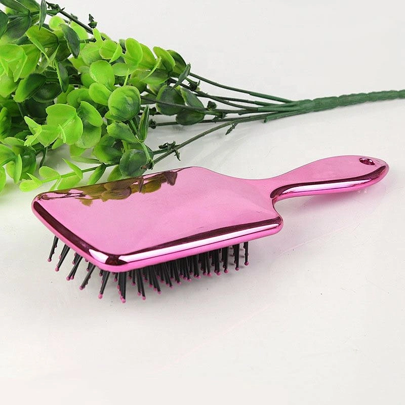 Custom Professional Plastic Detangle Airbag Paddle Hair Brush