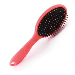 Xinlinda Brand Cushion Easy Clean Ion Fusion Wet Private Label Professional Hair Brush Round Ionic Wood Compact Nylon
