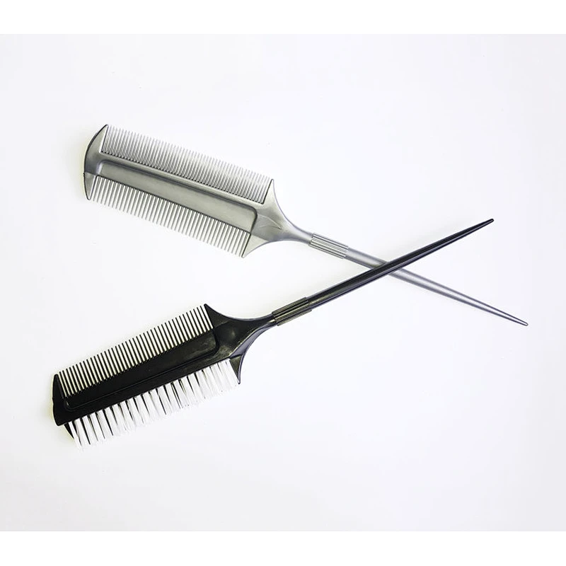 Abs Customized Hot Compact Detangling Hair Brush Tail Hairdressing Plastic Fork Comb