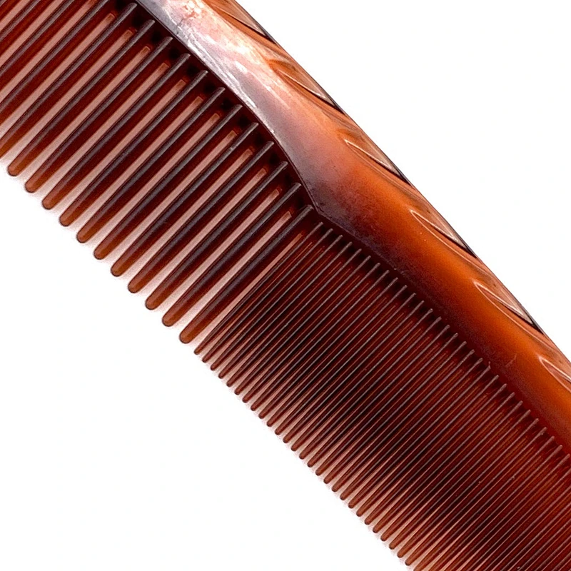2020 New Design Amazon hot selling amber color hair comb plastic hair salon comb wholesale