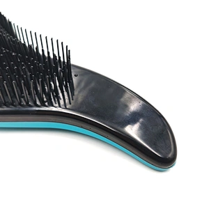 Wet detangler easy clean TPE bristles hair brush