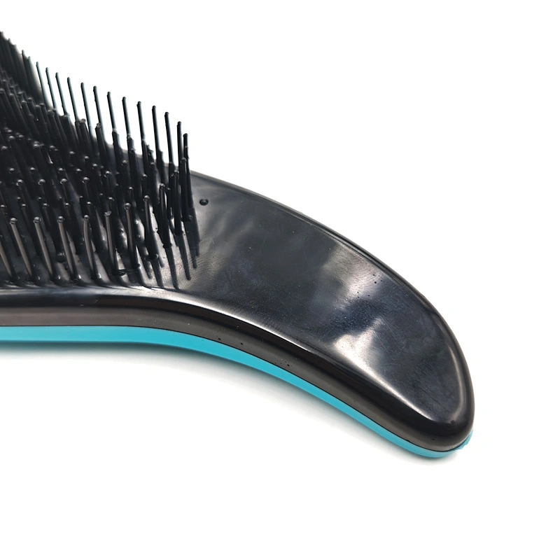 Wet detangler easy clean TPE bristles hair brush