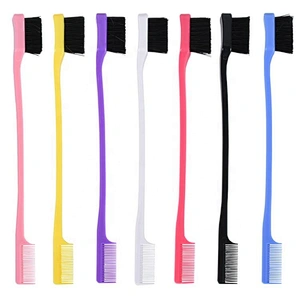 Private Label Edge Control Brush Makeup Brushes multi-funtion comb Eyebrow Brush