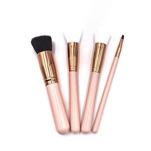 Selling White Wool Wholesale Shaving Tapered Foundation Brush 10 Pcs Makeup Brushes