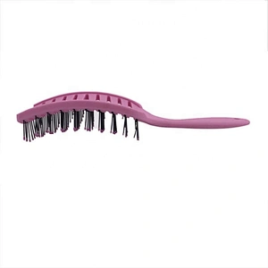 2020 Hot Selling Matte Finish Wide Curved Vent Detangling Hair Brush