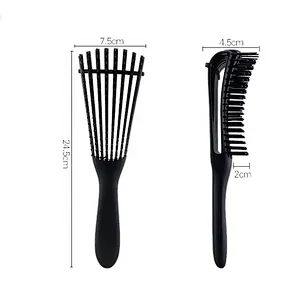 NEW Wholesale Hot Selling Eco-Friendly Custom Color Waterproof Massage Plastic Portable ABS Pink Detangling Hair Brush