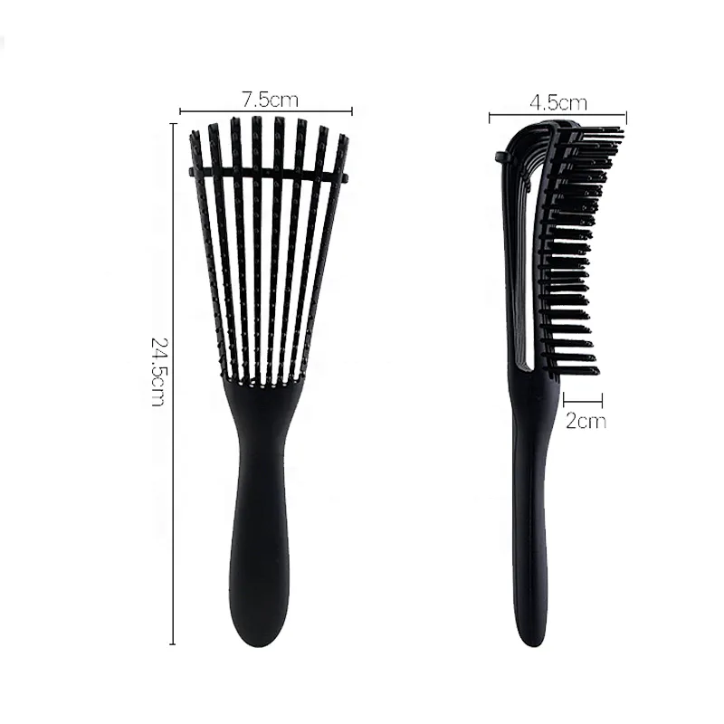 NEW Wholesale Hot Selling Eco-Friendly Custom Color Waterproof Massage Plastic Portable ABS Pink Detangling Hair Brush