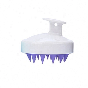Salon Hair Home Shampoo Bath Massage Scalp Silicone Brush