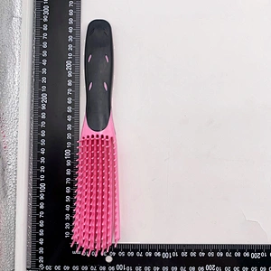 Xinlinda manufacturer Hot sale fashional comfortable multicolor bristles octopus 8 rows detangler brush